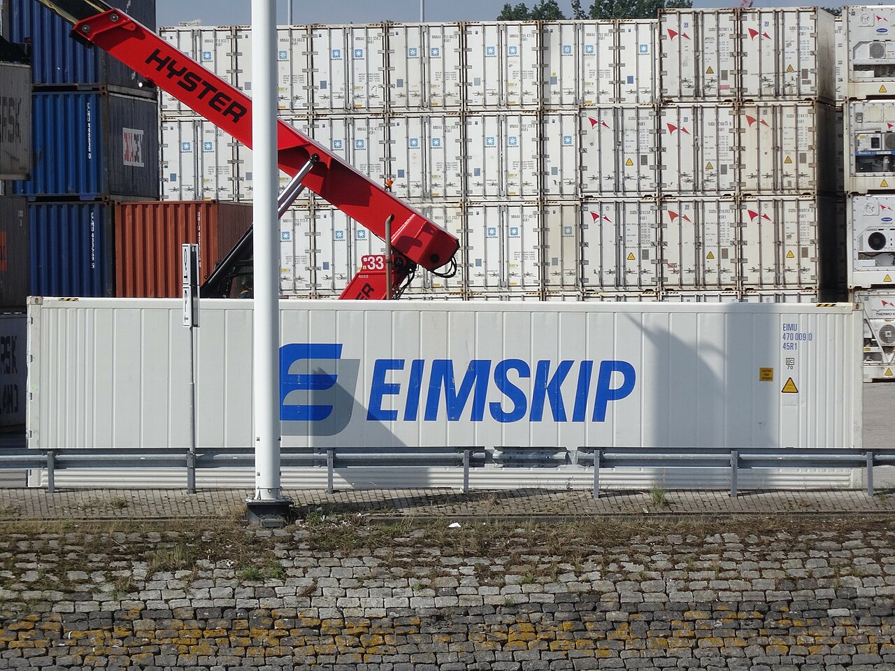 Port container terminal for customs clearance and trade